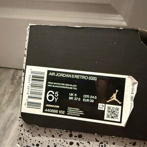 Jordan Kids Air Jordan 5 Retro - White, Red, Black